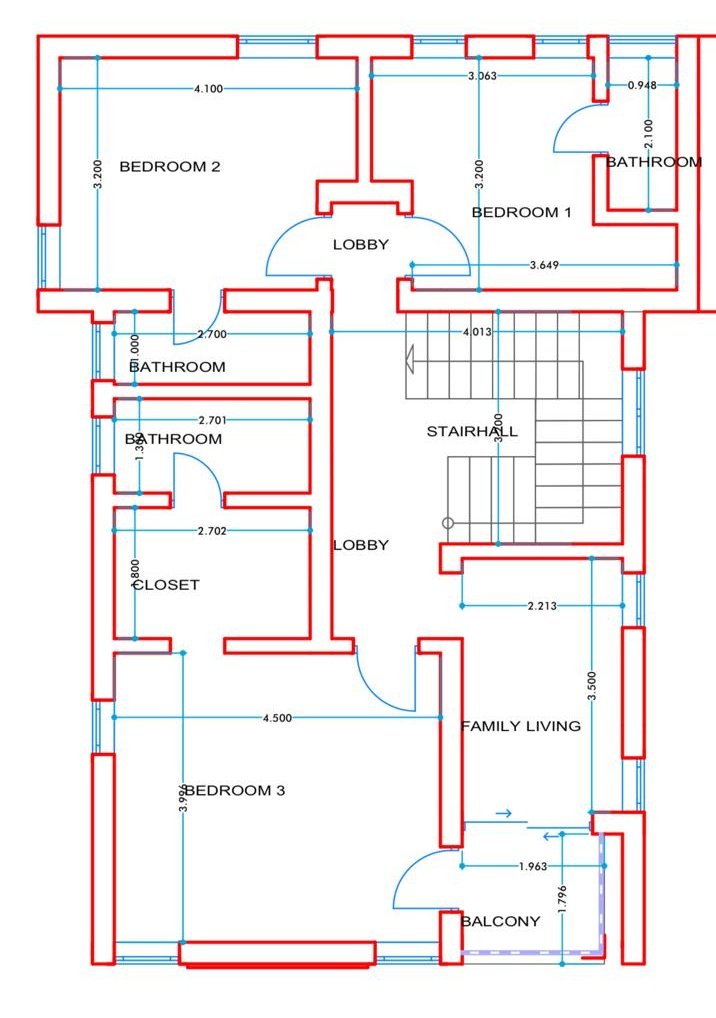 Allure Estate first floor plan